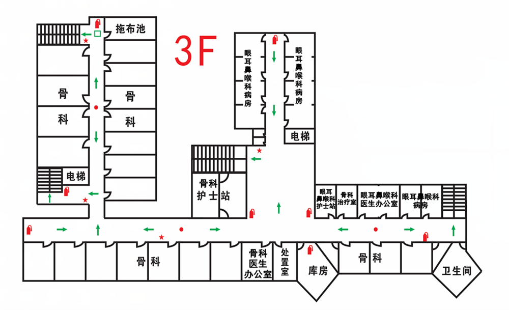 德昌县中医医院住院部三楼